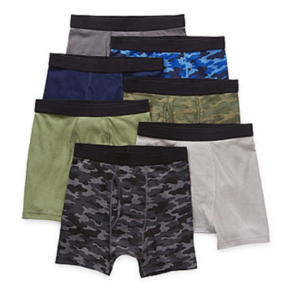 NEW IN PACKAGE Thereabouts boys size 10 - 12 boxer briefs cotton polyester blend